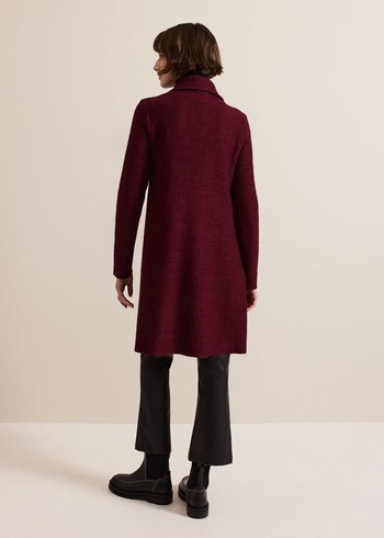 Phase Eight Bellona Coats Dark Red USA | 1897650-DF